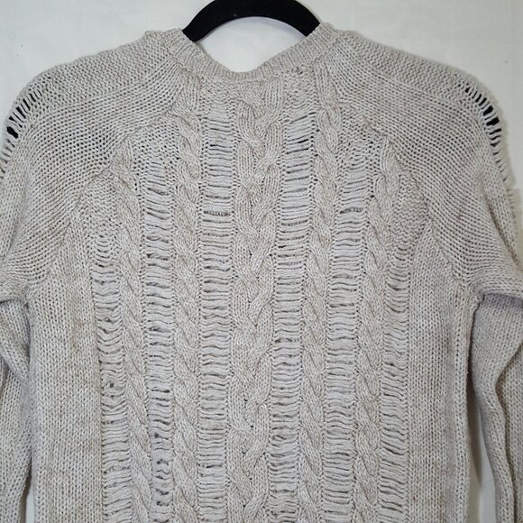 Divided H&M cable knit sweater ivory size S - Picture 5 of 7